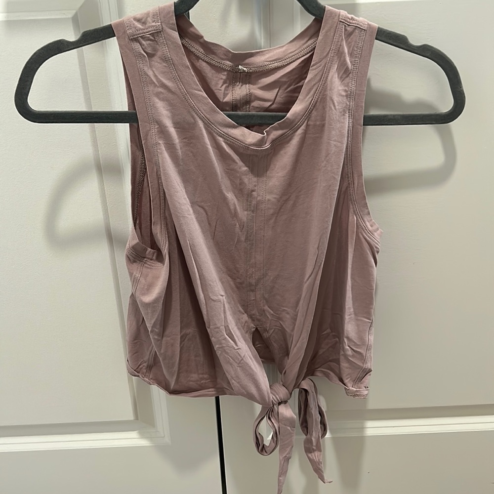 Light Purple Lululemon Wrap Tie Tank